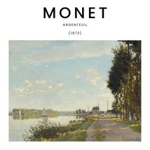 12414.Decoration Poster.Home wall art design.Monet painting.Argenteuil.Landscape - £13.66 GBP+