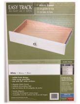 Closet Drawer 4&quot; H x 14&quot; L x 24&quot; W Wood, White - Easy Track RD04 Deluxe - $44.54