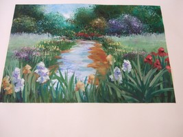 Dennis Assayac &quot;Garden Promenade&quot; Original Oil Painting 24 X 16 - £231.35 GBP