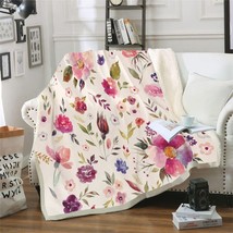Decorative Soft Warm Cozy Blanket Plush Throws Blankets (51&quot; X 59&quot;) With - £31.20 GBP