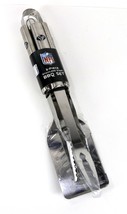 BRAND NEW - NFL Texans 3-Piece Stainless Steel BBQ Set Tongs, Flipper &amp; Fork - £18.45 GBP