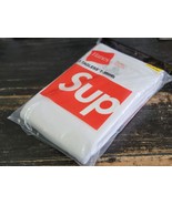 Supreme x Hanes 3 Tagless White/Red Box Logo T-Shirts Undershirt Men Size - £50.20 GBP