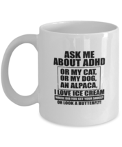 Coffee Mug Funny Rainbow Infinity Autism  - $14.95