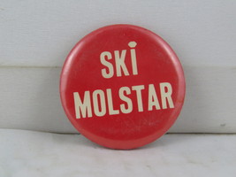 Vintage Beer Pin - Ski Molstar - Celluloid Pin  - £11.98 GBP