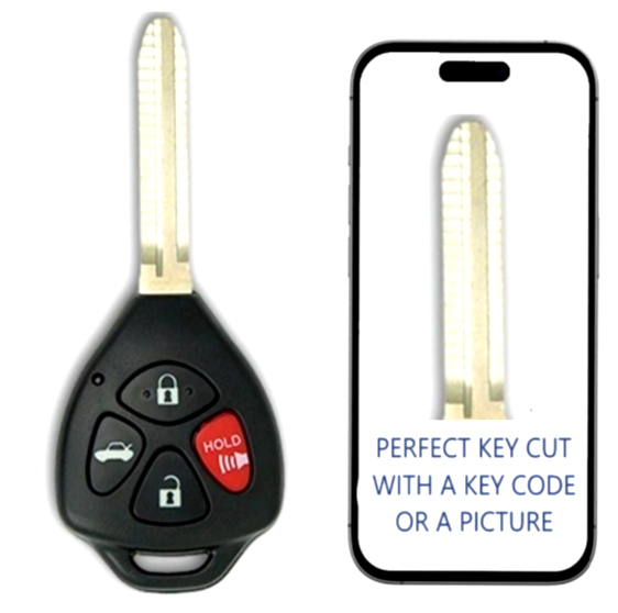 KEY CUT + NEW Remote Key For Toyota Avalon  2011 - 2012   GQ4-29T G CHIP... - $39.99