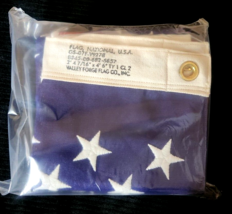 US Flag G-Spec 2&#39; 4 7/16&quot;x4&#39; 6&quot; Cotton NSN 6826857 Made in USA indoor Am... - £29.30 GBP