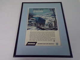 1951 Evans Engineers Plymouth, MI Framed 11x14 ORIGINAL Vintage Advertisement - $49.49