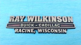 Ray Wilkinson Buick Cadillac Racine Wisconsin Car Dealership Emblem Badge Logo  - £10.33 GBP