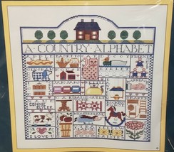 Sunset Country Alphabet Counted Cross Stitch Connie Blyler 16"x16" Kit #2971 - $37.57