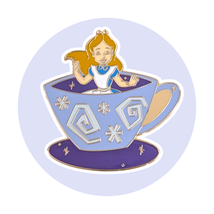 Alice in Wonderland Disney Pin: WDW 50th Anniversary Teacup - $29.90
