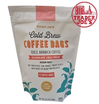 Trader Joe&#39;s Cold Brew Coffee Bags 100% Arabica Coffee 8.5 oz Medium Roast - $385.47 MXN