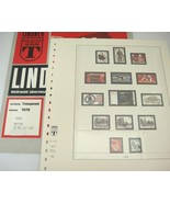 Lindner T Berlin Germany 1978 120c Hingeless Stamp Album Pages 55-57 in ... - $12.22