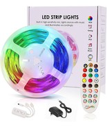 LED Strip Lights, 16.4ft Smart Light Strips with App Control Remote, Led... - £18.39 GBP