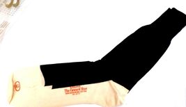 Vintage Socks  Vitasox The Coward Shoe Mens 100% Cotton Sz 12 Black &amp; Wh... - $1,149.91 MXN