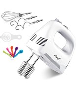 Hand Mixer Electric 4 Speed Turbo Boost-Eject Button Stainless Steel Acc... - £31.10 GBP