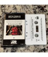 Aretha Franklin Aretha’s Greatest Hits Cassette Atlantic CS 8295 '88 Rel... - $7.43