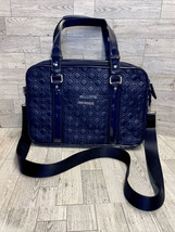 Vera Bradley Moonlight Blue Quilted MicroFiber Purse Handbag Luggage - £19.81 GBP