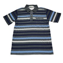 Mlunapple Shirt Mens L Multicolor Short Sleeve Spread Collar Button Stri... - £14.63 GBP