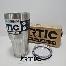 Rtic 30 Oz Tumbler Double Wall Insulated Vacuum Insulation Stainless Steel New - £13.05 GBP