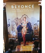 Beyonce Poster Concert Gold Mrs Carter Show World Tour - £71.66 GBP