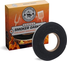 Total Control 1/2 X 1/8 Black Hi Temp Bbq Smoker Gasket Self Stick15 Ft ... - £29.93 GBP