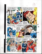 Original Avengers 301 Marvel color guide art:Fantastic Four/Thor/Captain... - $55.79
