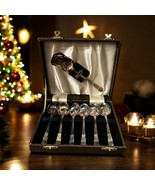 YOEMAN PALATE Silver Plated Soup Spoon And Sugar Spoons Set Of 6 In Case... - $1,235.29 MXN