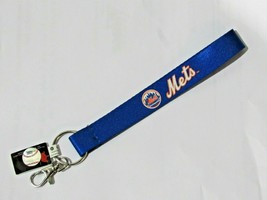 MLB New York Mets Wristlet Key Chains Hook and Ring 9&quot; Long by Aminco - $8.99