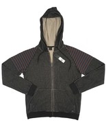 NEW $248 Marc Jacobs Hoodie Sweatshirt!  L  Black with Striped Sleeves  ... - £87.81 GBP