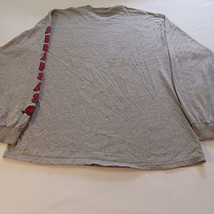 Big Ball Sports Arkansas Razorbacks Football Is Life NCAA Large Gray Men T-Shirt image 2