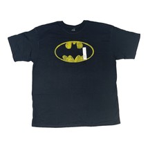 DC Comics Batman Classic Logo Adult 2X Large Black Yellow Graphic Shirt - $14.99