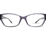 Versace Eyeglasses Frames MOD.3172 5000 Purple Clear Rectangular 54-16-135 - $126.01