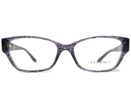 Versace Eyeglasses Frames MOD.3172 5000 Purple Clear Rectangular 54-16-135 - £99.12 GBP