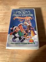 Disney Mickey&#39;s Magical Christmas Snowed In At The House Of Mouse Vhs Video Tape - £1.17 GBP