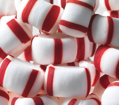 Large Peppermint Pillow Puff Mint Candy, bulk bag of 8 oz, 1lb or 3lb - $10.00+