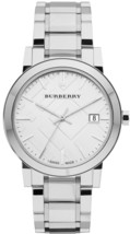 Burberry BU9000 Gents Silver Tone Steel Bracelet Watch - $7,340.02 MXN