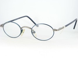 Sj Puch 36 Steel Blue /SILVER Eyeglasses Glasses Metal Frame 38-20-134mm - $23.76