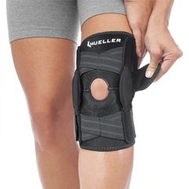 Mueller Adjustable Hinged Knee Brace, Black, One Size Fits Most - $25.99