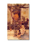 John Waterhouse Garden Painting Ceramic Tile Mural BTZ09366 - $205.15 CAD+