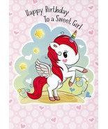 Happy Birthday To A Sweet Girl - Juvenile Birthday Greeting Card - 01064 - $2.79