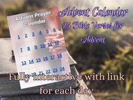 Advent Calendar Bible Verses - $3.00