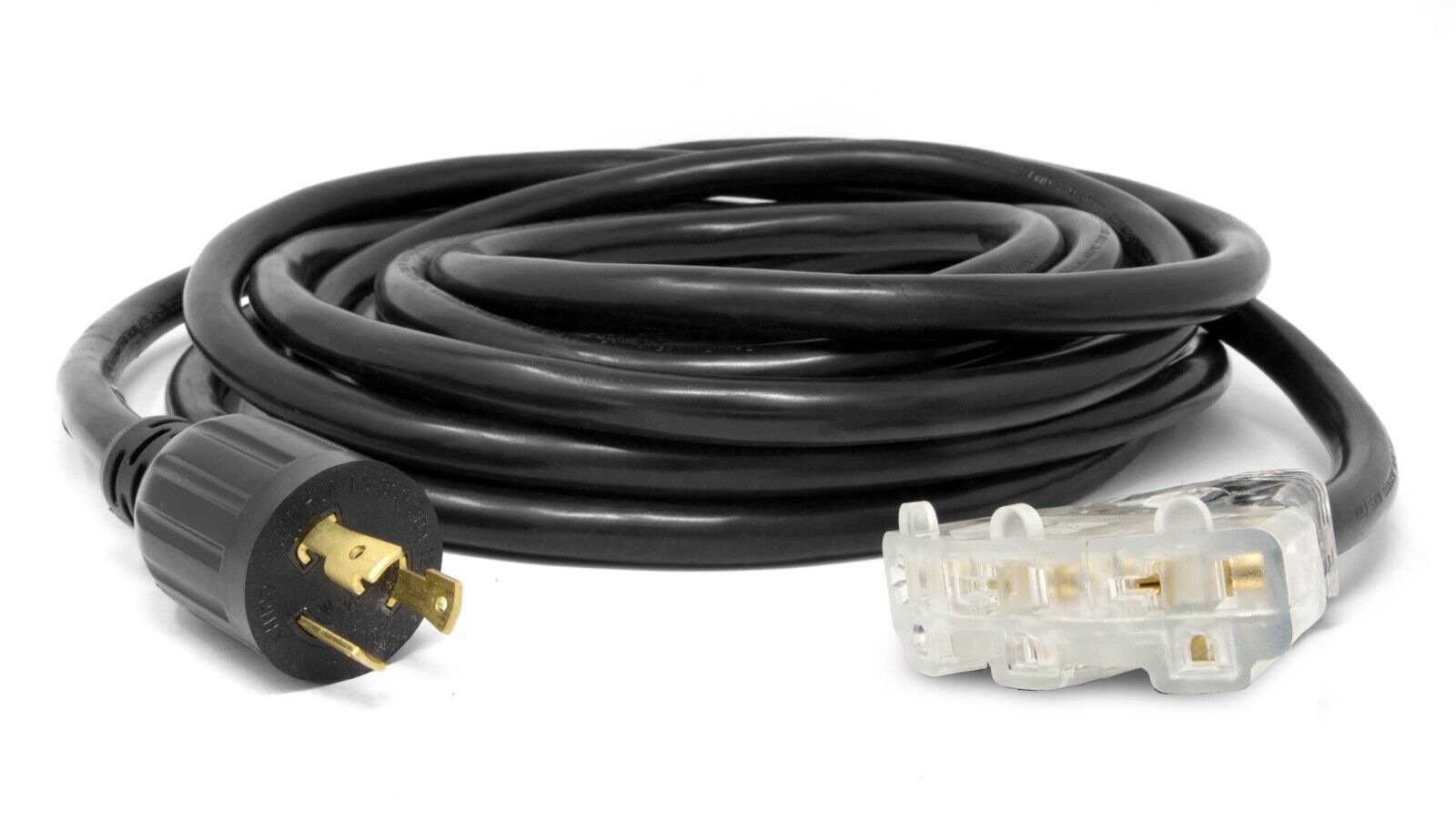 Wen Pc2513 25 Ft. 30-Amp 10-Gauge Sjtw Fan-Style 10/3 Generator Extension Cord - $110.64