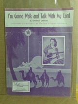 Sheet Music I’m Gonna Walk And Talk With My Lord by Martha Carson - £35.88 GBP