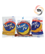 12x Pies Moon Pie Single Decker Variety Marshmallow Sandwiches 2oz Mix &amp;... - $21.16