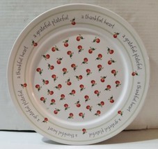 Hallmark 12” Cherry Thankful Heart Grateful Plateful Sharing Plate Platter   - £21.71 GBP