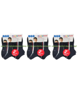3 x 4Pair=12Pairs Boys Growing Socks -BLACK- Two sizes in one Sock, Shoe... - $19.79