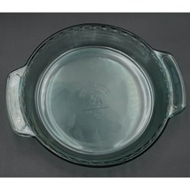 Anchor Hocking Green Glass 9&quot; Pie Plate 23 cm Pie Dish with Handles 1 Qt... - $19.80