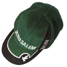 Jerusalem Ball Cap Hat Adjustable Baseball Peace Dove Green Black White ... - £11.52 GBP