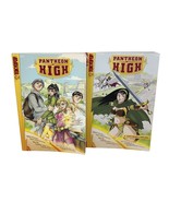 Pantheon High Tokyo Pop Vols 1 &amp; 2 English Manga Graphic Novel Book - £31.25 GBP