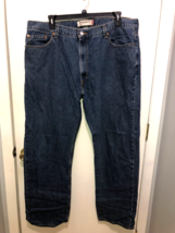 Levi&#39;s 505 Regular Fit Mens 44X34 Denim Blue Jeans Waist Closer to 43&quot; - $18.80